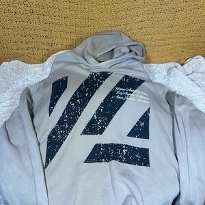 Men's tan crop top hoodie